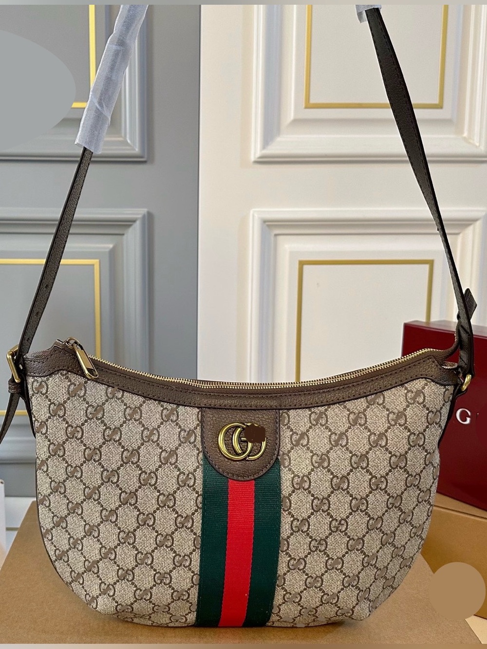 New women’s brown fashion shoulder bag